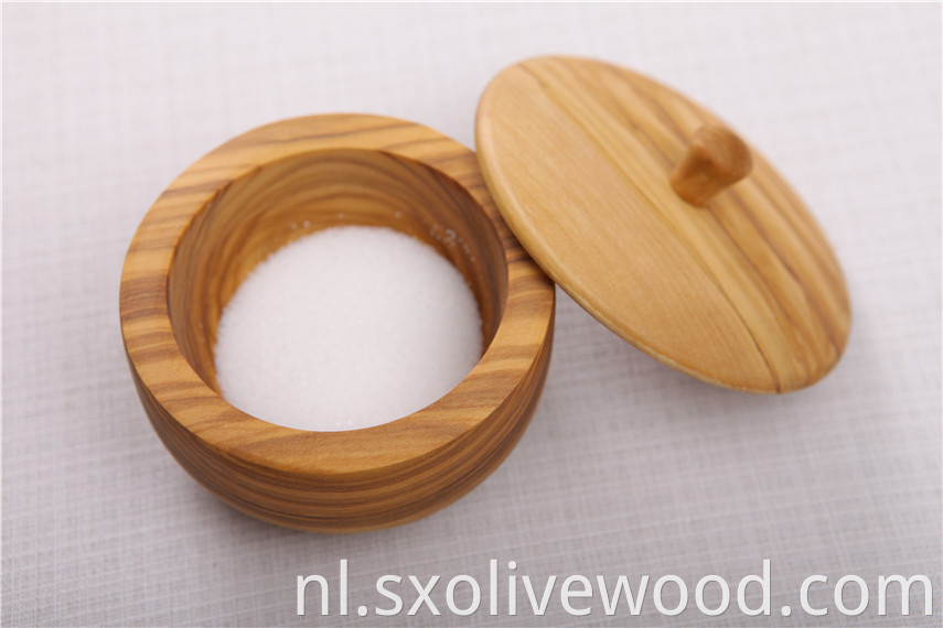 Olive Wood Salt Keeper